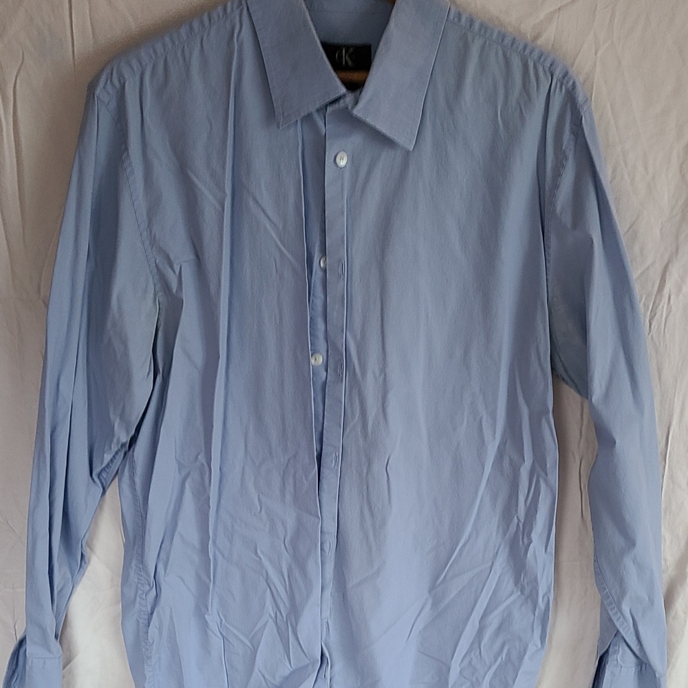 Calvin Klein blue dress shirt